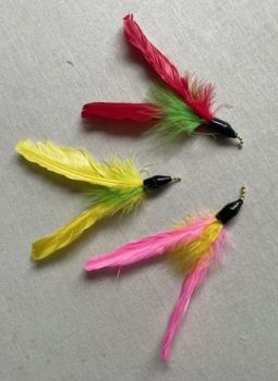 Preview: Ersatzteil für Spielangel Perlhuhnfeder